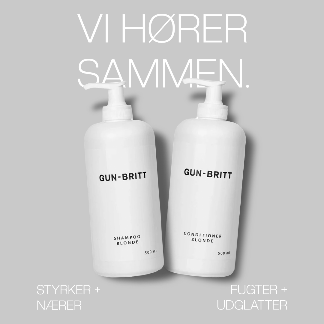 Gun-Britt ½ liters Blonde Shampoo og Conditioner Pack